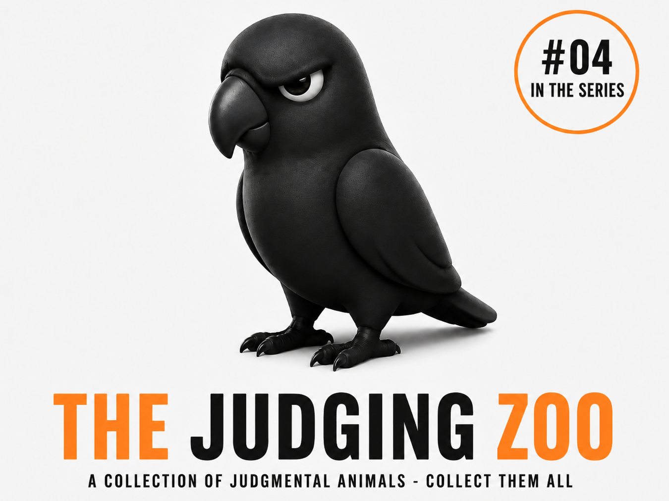 Grumpy Parrot STL - THE JUDIGING ZOO #04