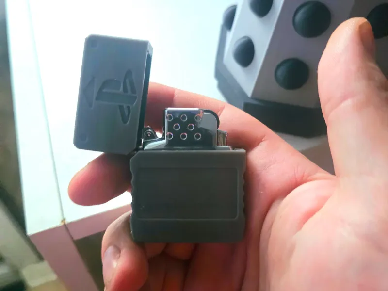 Zippo Lighter Case – PlayStation Memory Card Style