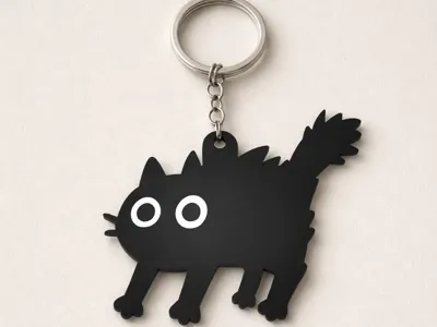 Cat Keychain