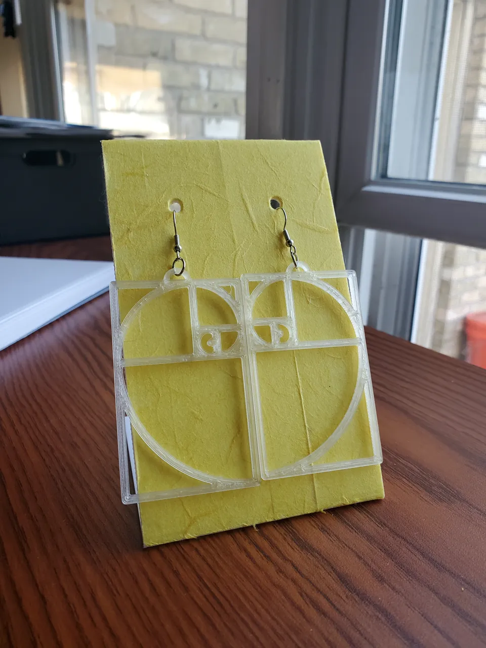 Golden Ratio Earrings / Pendant view 3