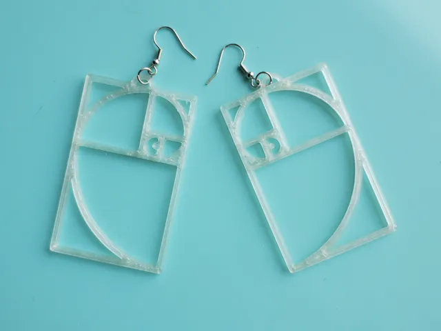 Golden Ratio Earrings / Pendant