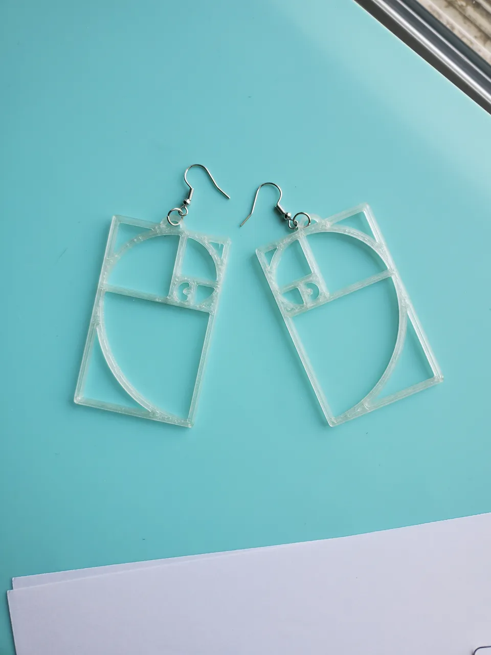 Golden Ratio Earrings / Pendant view 2