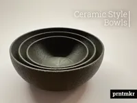 Ceramic Style Bowl SMALL