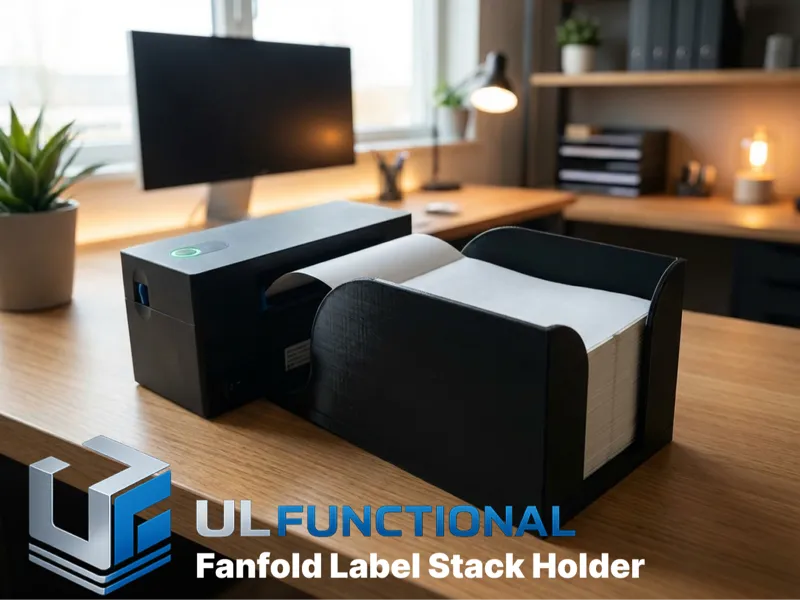 UL Fanfold Label Stack Holder