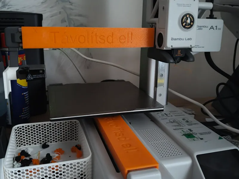 A1 Mini X and Y dust cover plate
