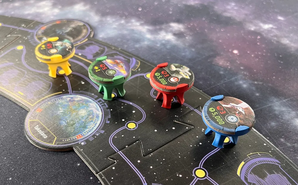 Star Wars Outer Rim - Patrol Token Holders/Risers - Free 3D Print Model ...