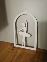 Silhouette de danseuse — déco murale — photo 2