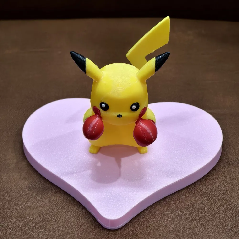NO AMS - Thunder Punch Pikachu Multiparts - Free 3D Print Model ...