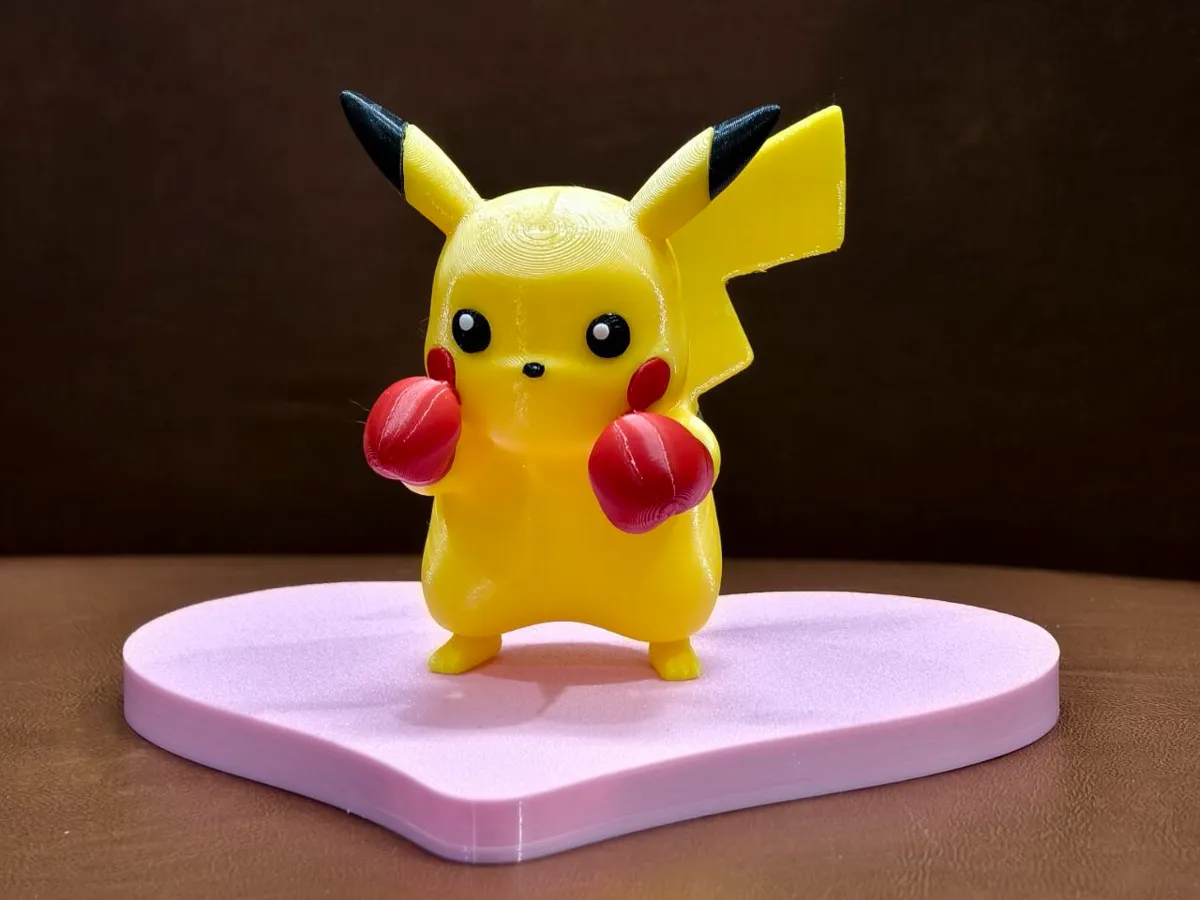 NO AMS - Thunder Punch Pikachu Multiparts - Free 3D Print Model ...