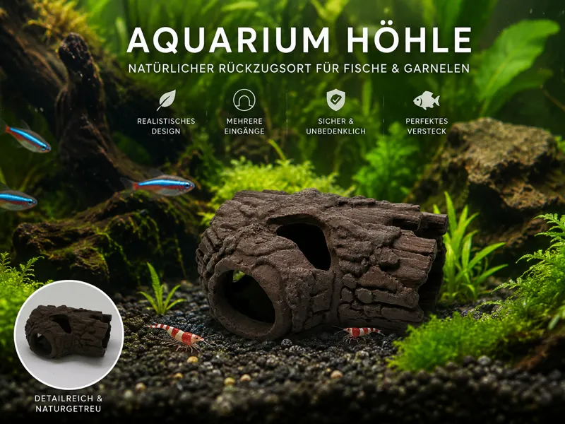 Aquarium-Höhle / Baumstumpf