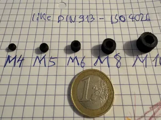 Gewindestift M4 M5 M6 M8 M10 like DIN913 ISO4026