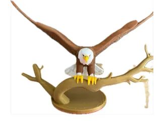 Adler auf Ast