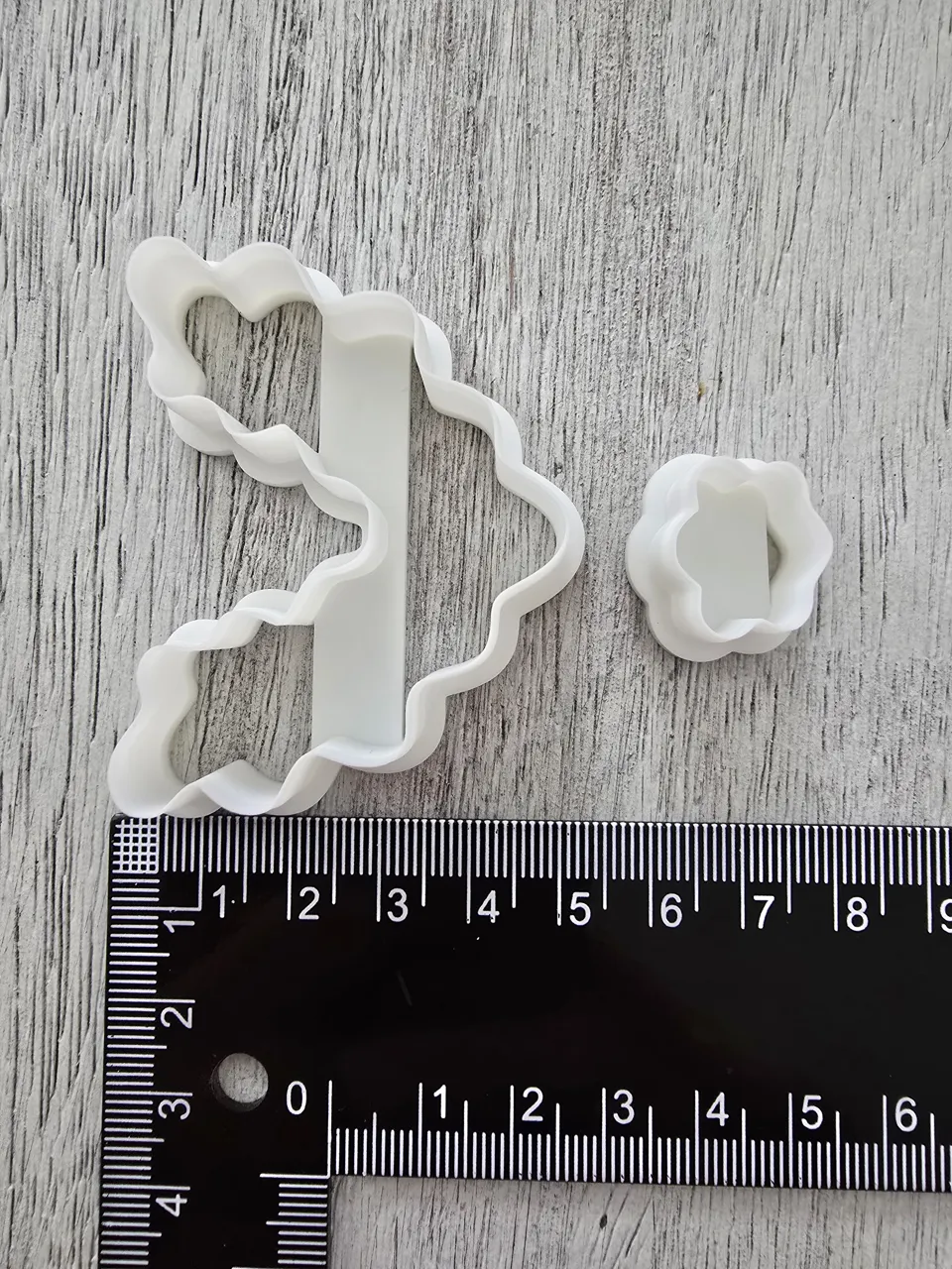 Squiggle Statement Earring Clay Cutter view 3