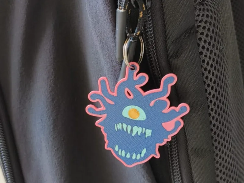 DnD Beholder Keychain