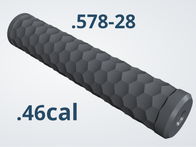 High Power Moderator Hexagon .46 (.578"-28)