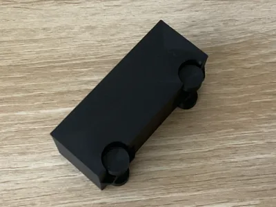 Print in place Car Base (a.k.a. block on wheels)