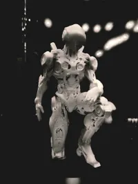 Statue robot cyberpunk — photo 4