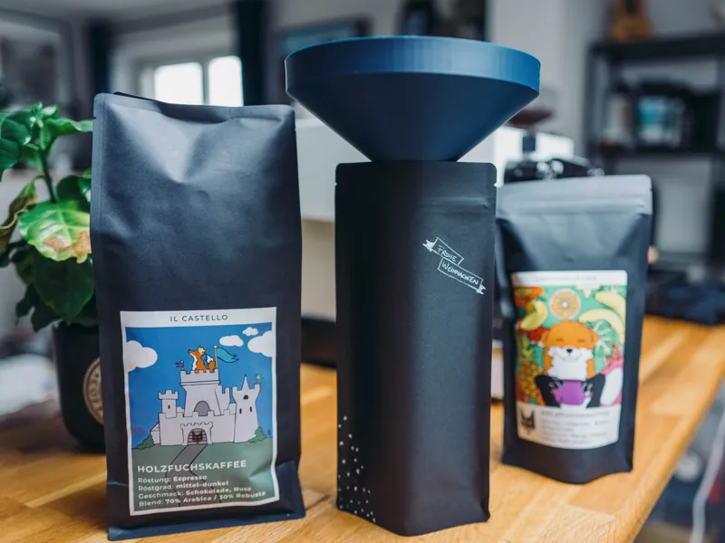 Coffee / Packaging Funnel (wide mouth, high flow)