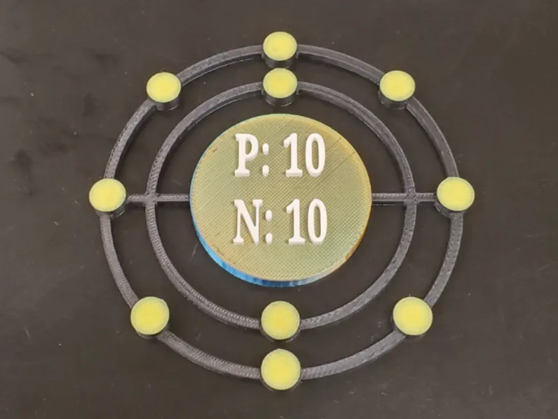 Neon Bohr Model