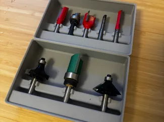 Router Bit secure fit - Gridfinity (1/4" shank)