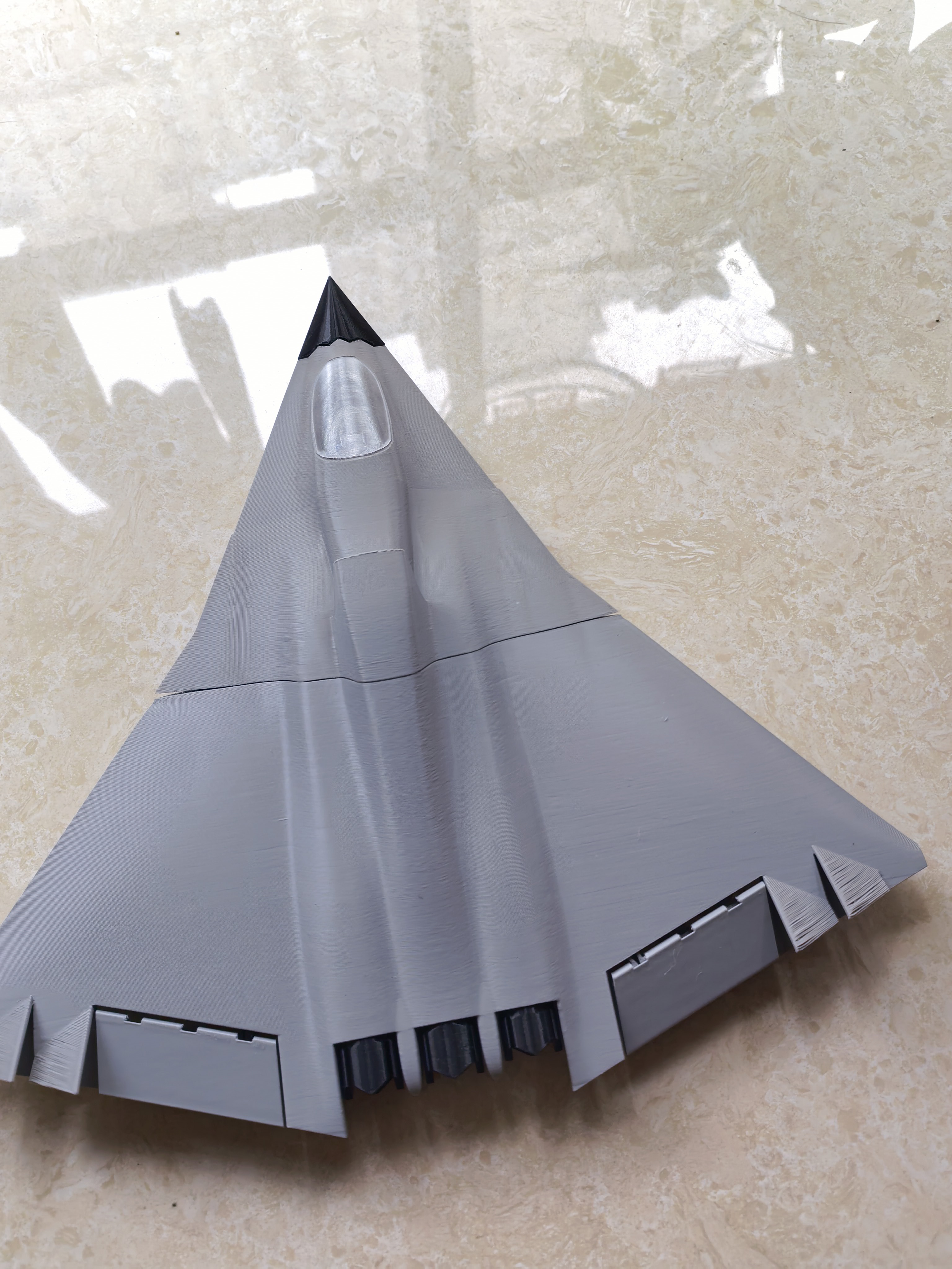 Miniatura 7 do modelo 3D 6代机J36，2号和1号测试机，全动拼装，高精度，收入起落架，高精度，长300