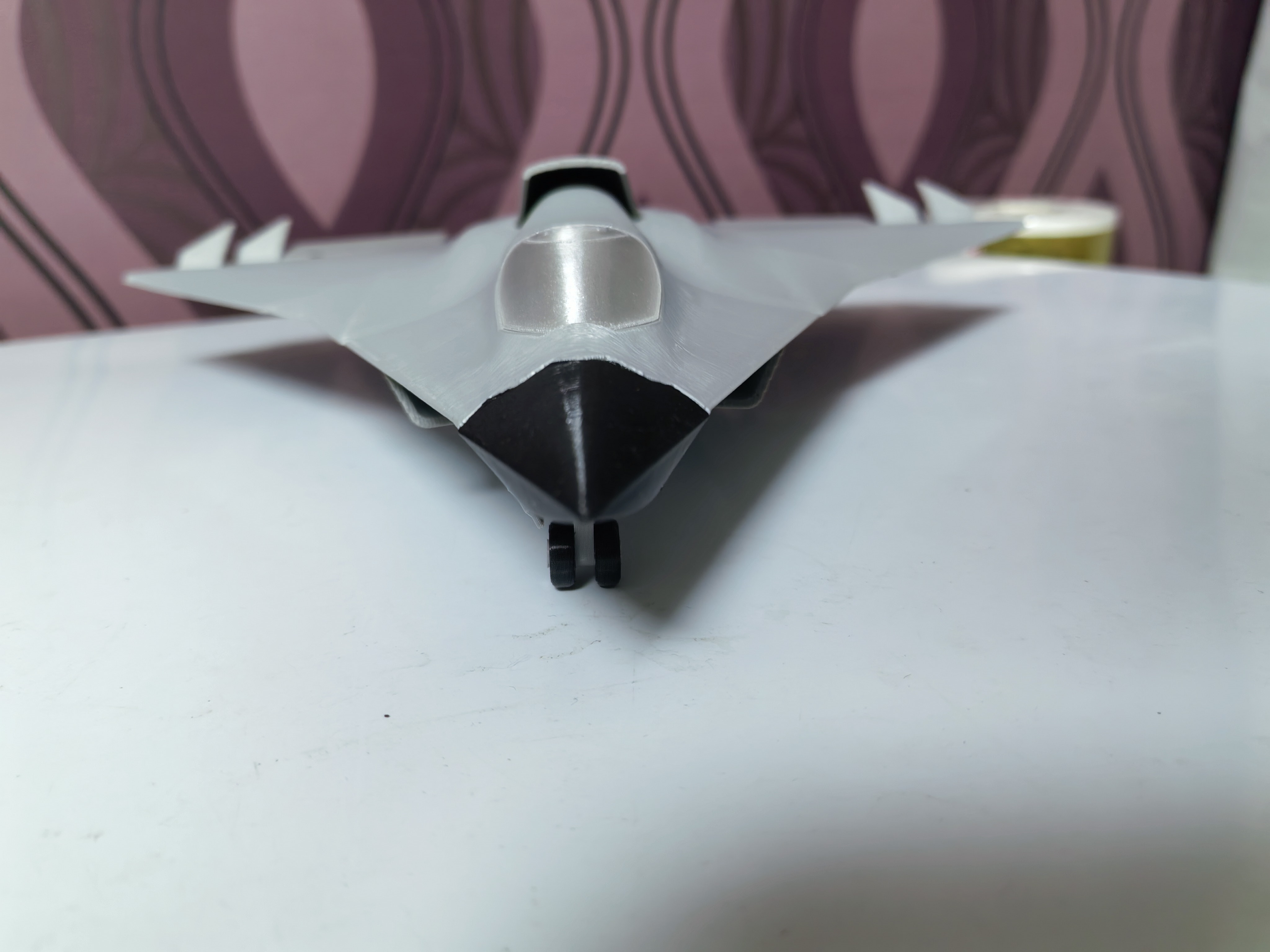 Miniatura 9 do modelo 3D 6代机J36，2号和1号测试机，全动拼装，高精度，收入起落架，高精度，长300
