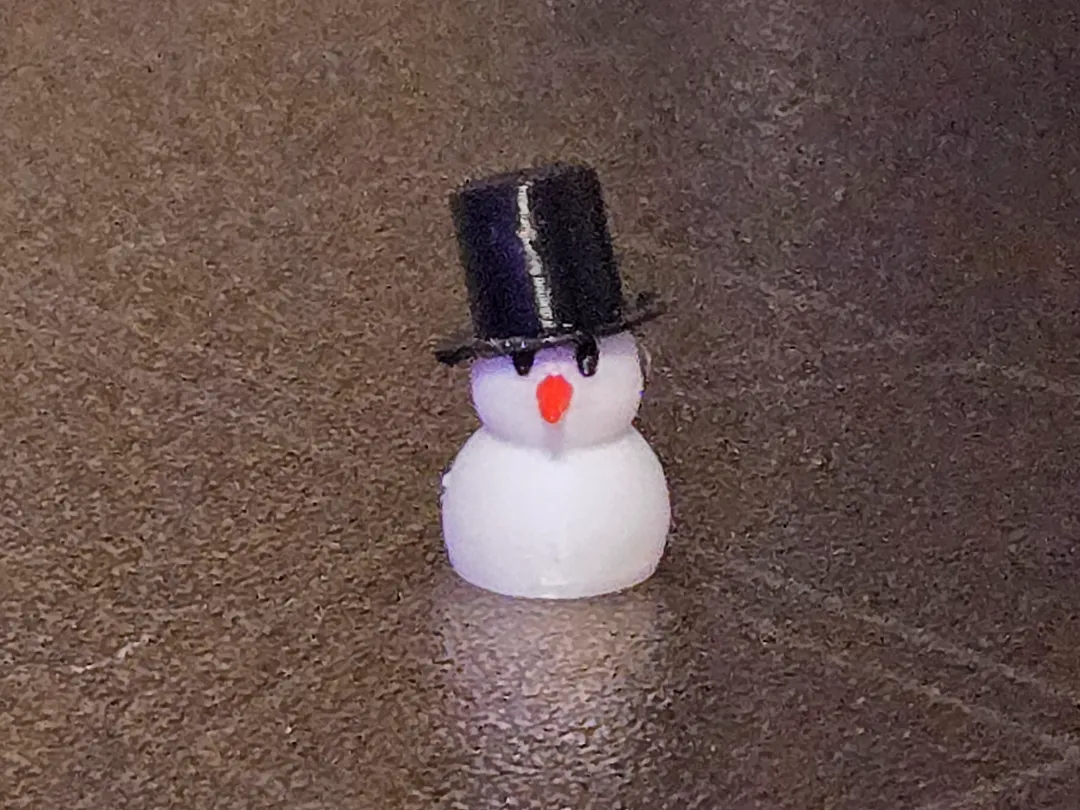 Mini Christmas Snowman - Free 3D Print Model - MakerWorld