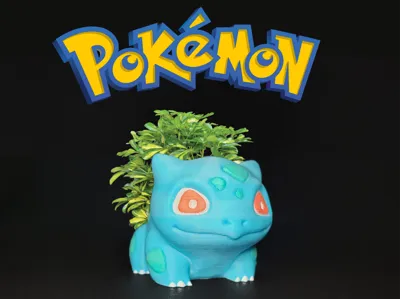 Bulbasaur Plant Pot - Multicolor and Single Color