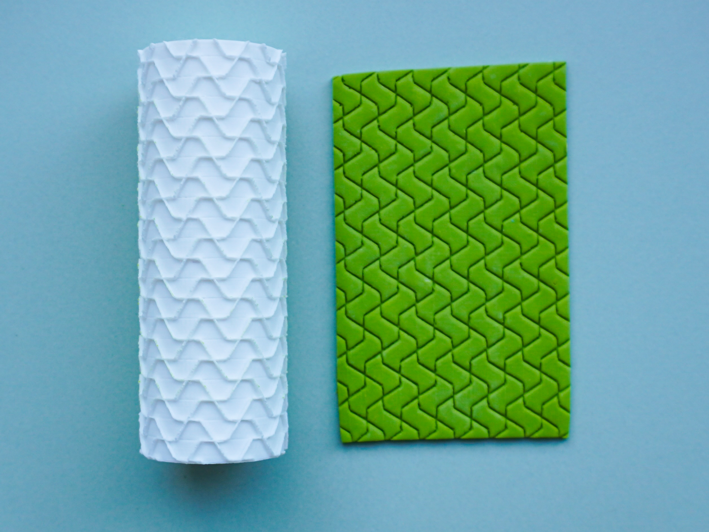 Geometric Pattern Polymer Clay Texture Roller