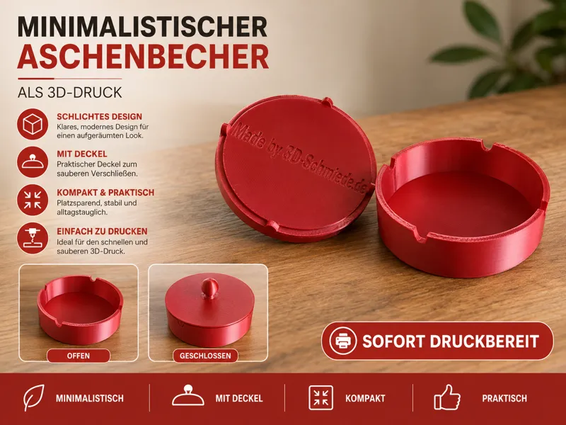 Einfacher Aschenbecher