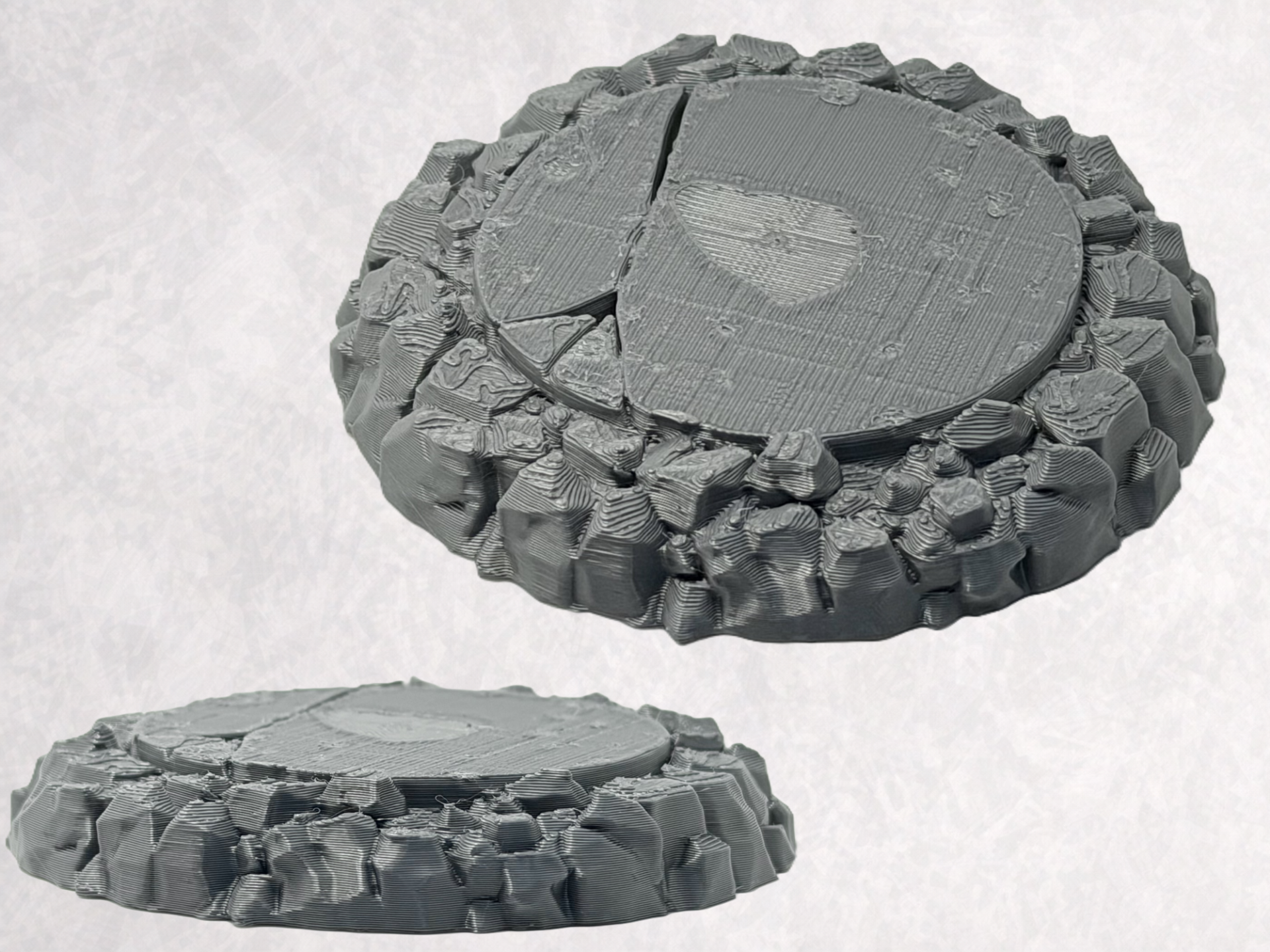 Base Platform Stand Round jagged