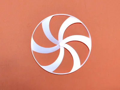 Propeller blades for a pull copter toy on this site