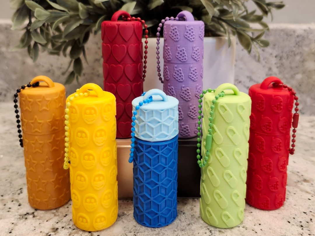 Chapstick Holder with keyring