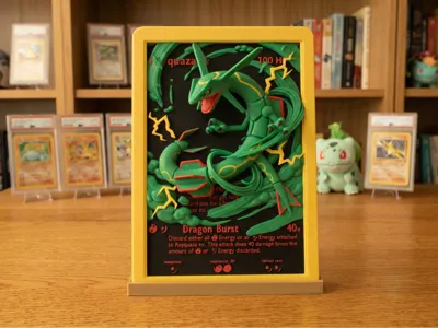 Rayquaza TCG Relief Card