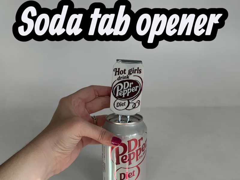 Diet Dr. Pepper Tab Opener "Hot Girls"
