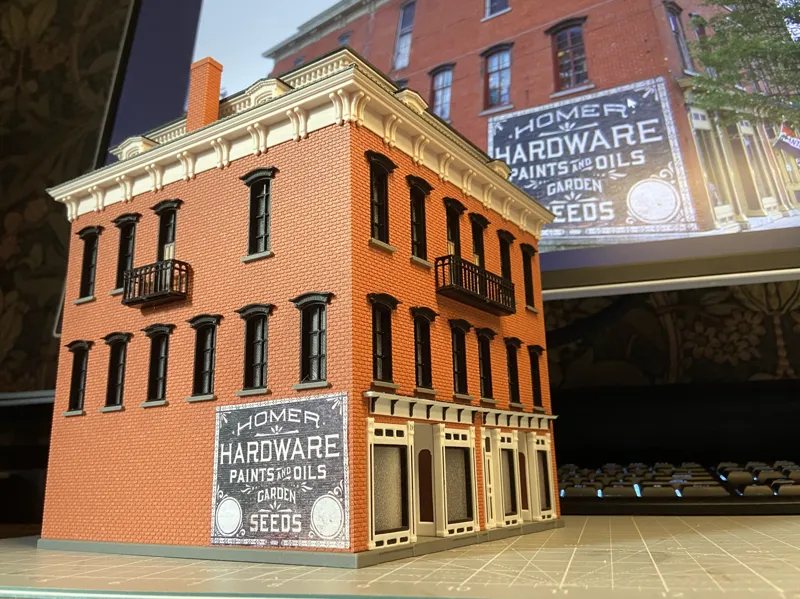 Barber Block 1863, HO Scale