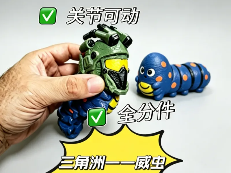 三角洲--威虫（全分件无需AMS）头盔可拆/ 威龙化身/身体可动/抖音爆款还原/送朋友必备