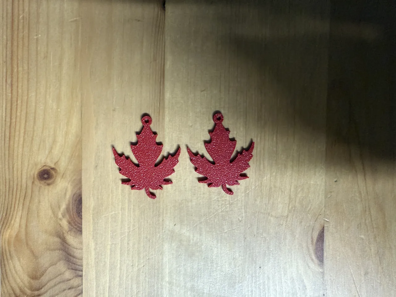 Maple Leaf Earrings view 2