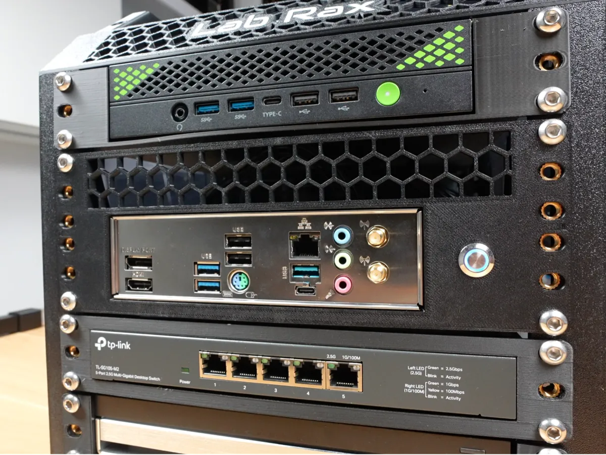 2d It Rack 2U Mini ITX PC Shelf For 10