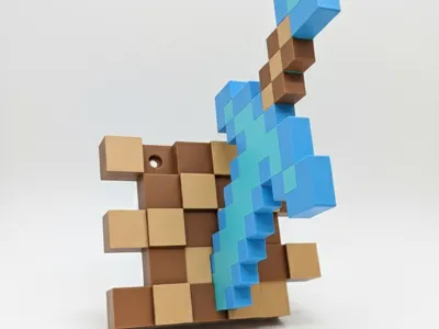 Minecraft Sword Clothes Hanger
