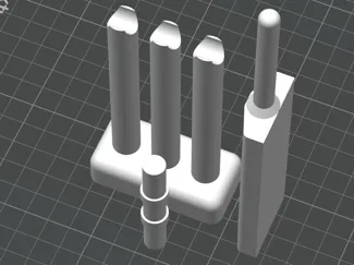 Cricket Stumps and Bat (mini)