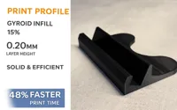 0.2mm layer, 3 walls, 15% infill