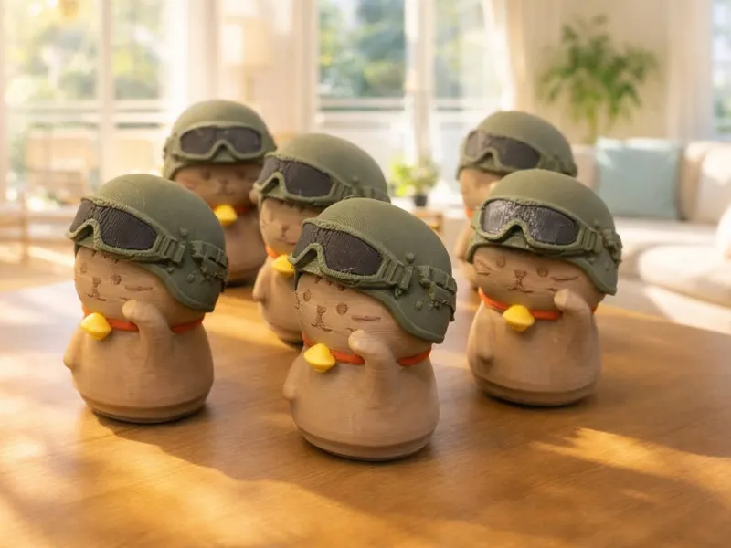 Military helmets for figures