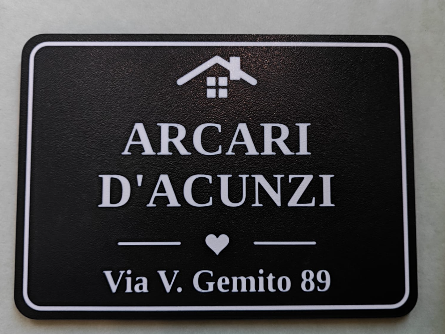 Parametric Door Plaque – Custom Nameplate