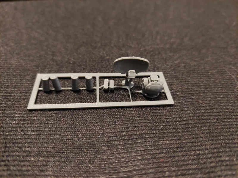 Spare parts for Gepard Flakpanzer Kit Card