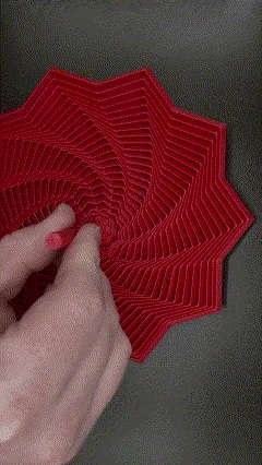 Expanded Sensory Fidget Star - WITH HANDLES view 2