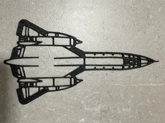 SR-71 Blackbird Wall Art