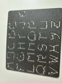 Gabarit de dessin alphabet chat — photo 2