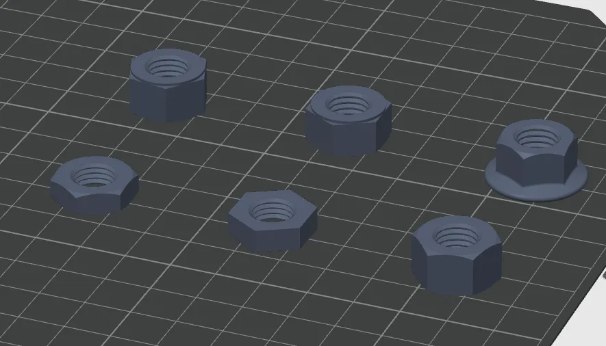M10 nuts with standard ISO threads by Forfiter - MakerWorld