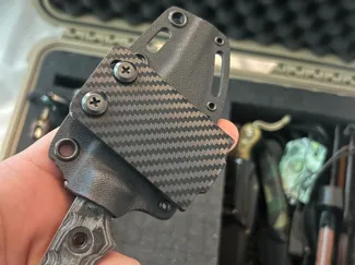 Angled belt clip